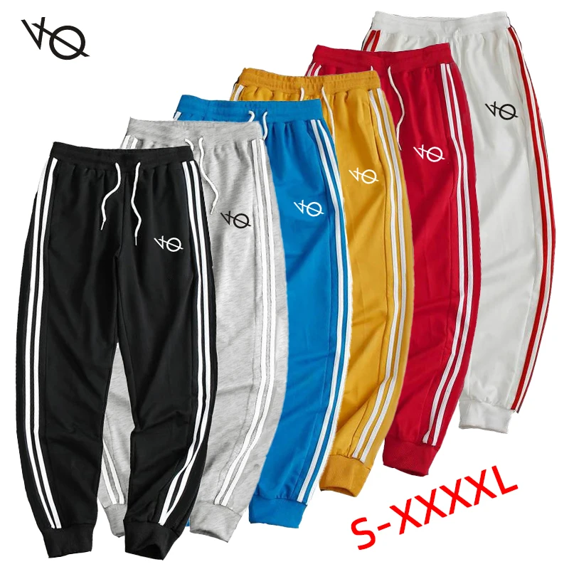 

Новые полосатые мужские и женские брюки для бодибилдинга, повседневные уличные спортивные брюки, штаны для бега, брюки для фитнеса, 6 цветов