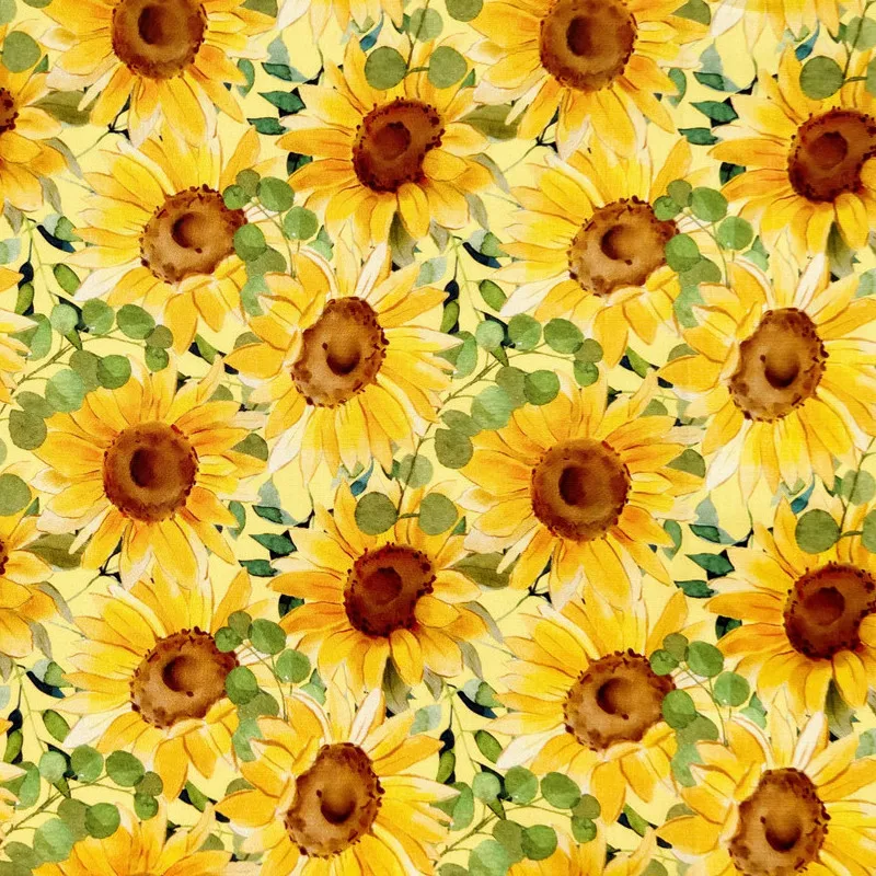 Летние Подсолнухи искусственное шитье в технике пэчворк рукоделие ткань для
