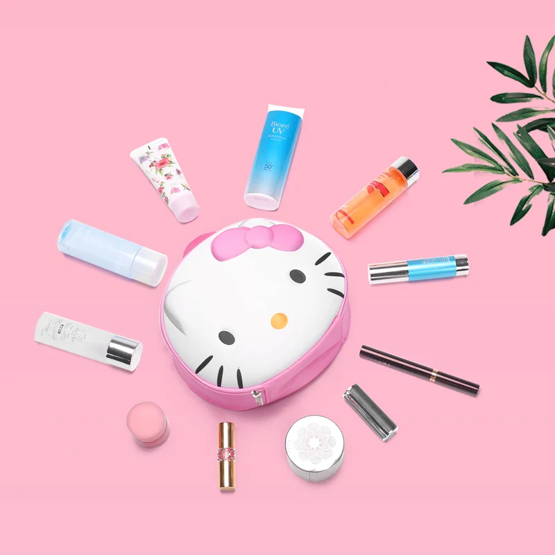 Горячая Распродажа Sanrio мультяшная косметичка Hello Kitty милый кошка для хранения