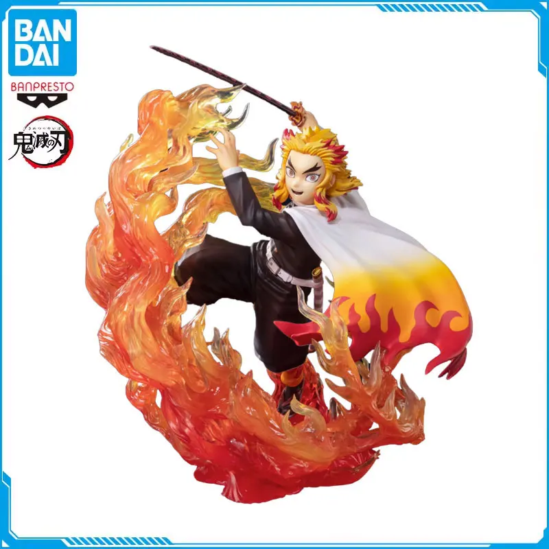 

Bandai Figuarts Zero FZ Anime Demon Slayer Kimetsu No Yaiba Rengoku Kyoujurou Flame Pillar Action Figure Collectible Model Gift