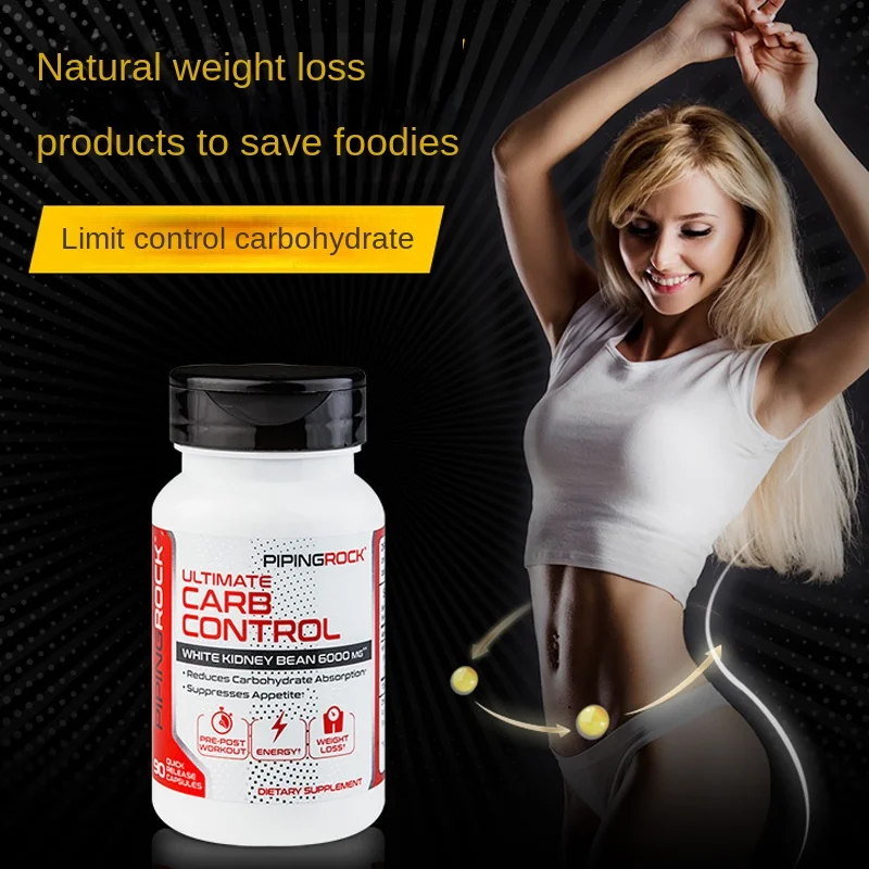 

90 Pills White kidney bean hydrolyzed dietary fiber tablet Enzyme extract to control appetite inhibit carbohydrate absorption