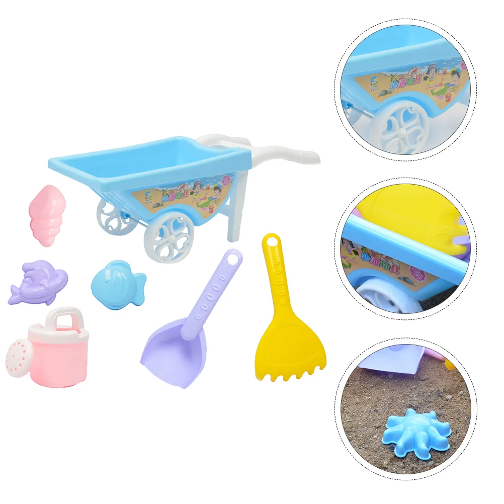

1 Set/7pcs Mini Safe Colorful Educational Beach Sand Playset Sandbox Toys Sand Play Toys