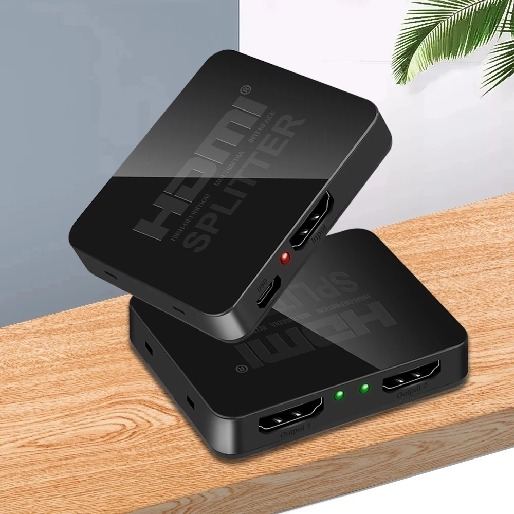 HDMI-дикозырек совместимый 1*2 для вне 1080p 4k 1x2 HDCP 3D усилитель сигнала мощности аудио