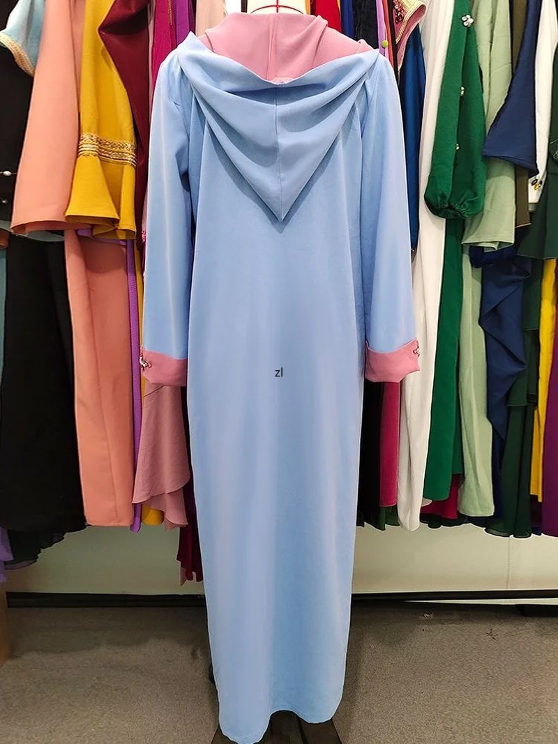 Eid Mubarak Kaftan Abaya Dubai Pakistani Turkey Islam Muslim Dress Abayas For Women Caftan Robe Longue Djellaba Femme Vestidos