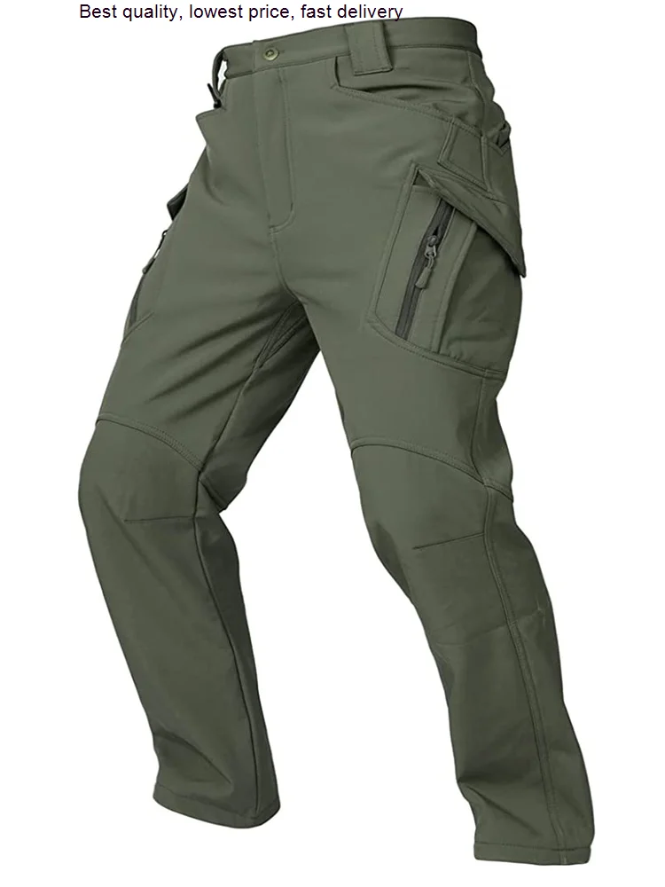 

Зимние водонепроницаемые ветрозащитные тактические брюки-карго CP из флиса, теплые толстые военные армейские брюки, уличные походные охотничьи боевые брюки