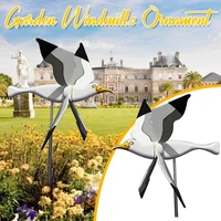 seagul garden decoration pneumatic top flying bird series windmill wind grinders for garden flower pots terraces home decor