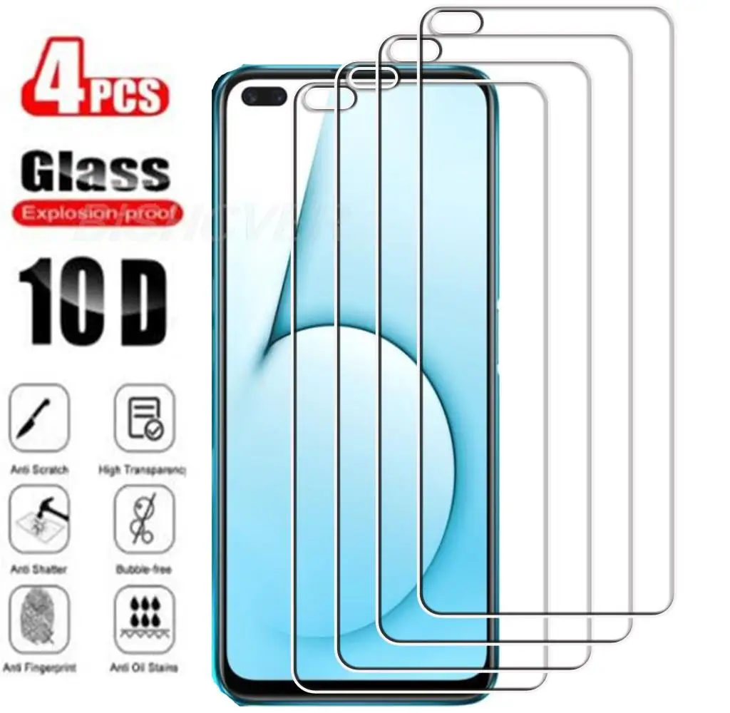 Закаленное стекло для Realme X50 5G 6,57 дюйма, защитная пленка для экрана RealmeX50 X50m X50t RMX2144 RMX2051 RMX2025, защитное стекло, 4 шт.