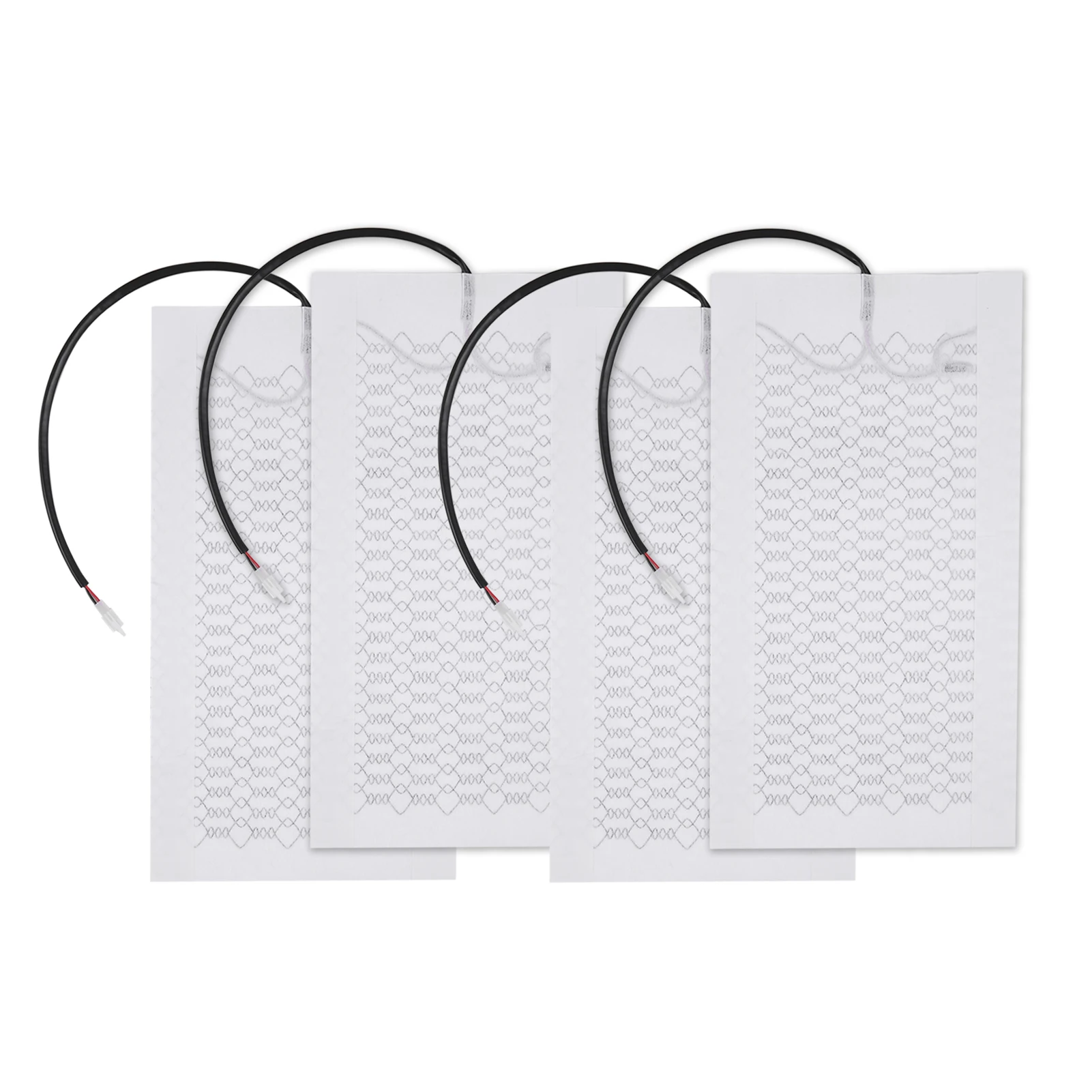 

12V Carbon Fiber Seat Heater Kit for 2 Seats with 5 Gears Temperature Switch Seat Cover Heated Pad Heating Cushion for Car Truck