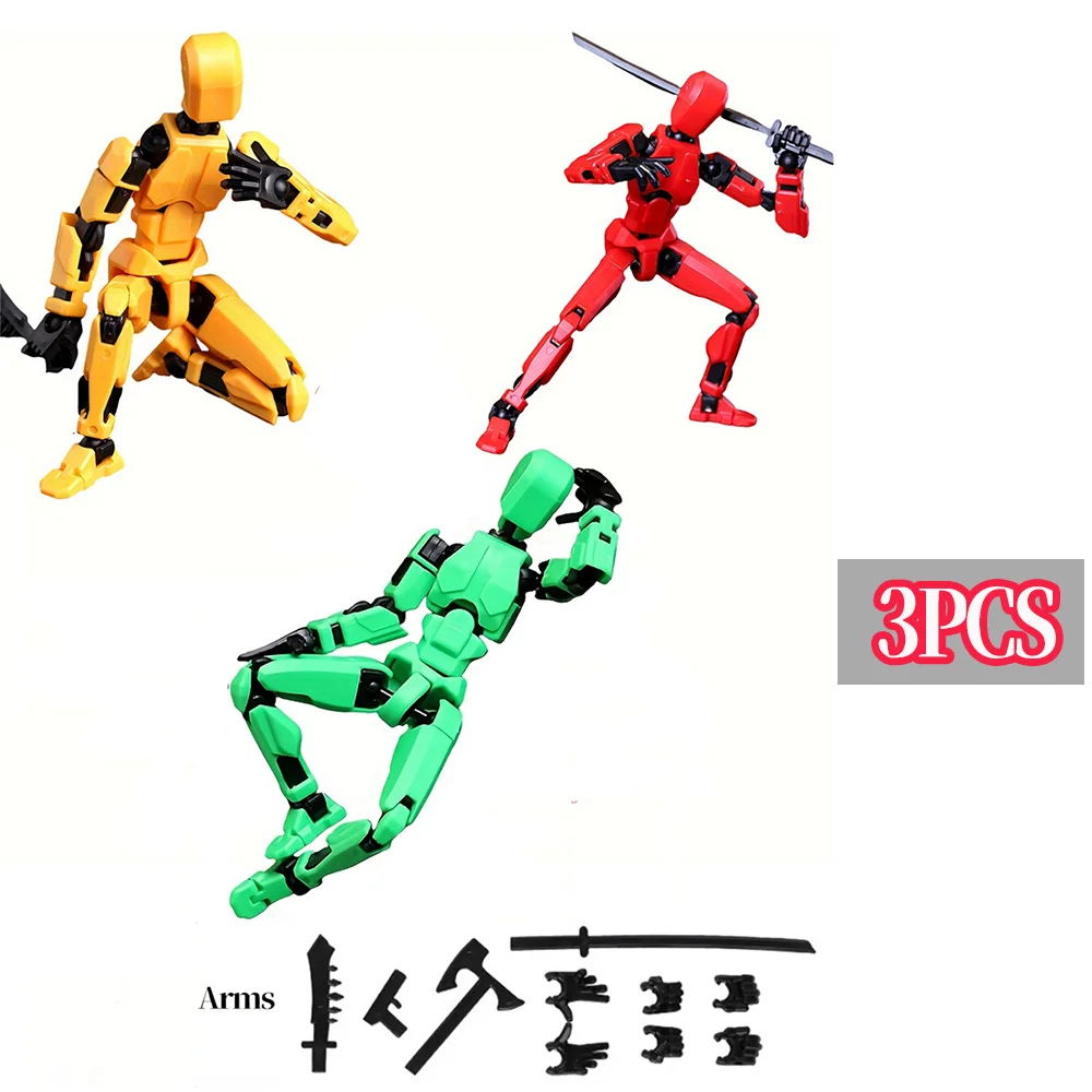 

Мини-фигурка робота из пластика