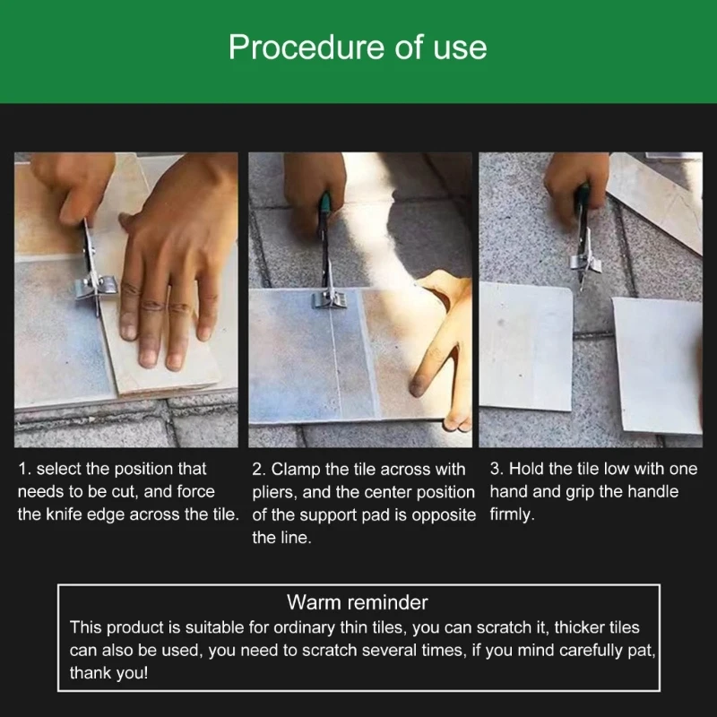 652F Плоскогубцы для резки плитки Ручной инструмент подходящий работ по укладке