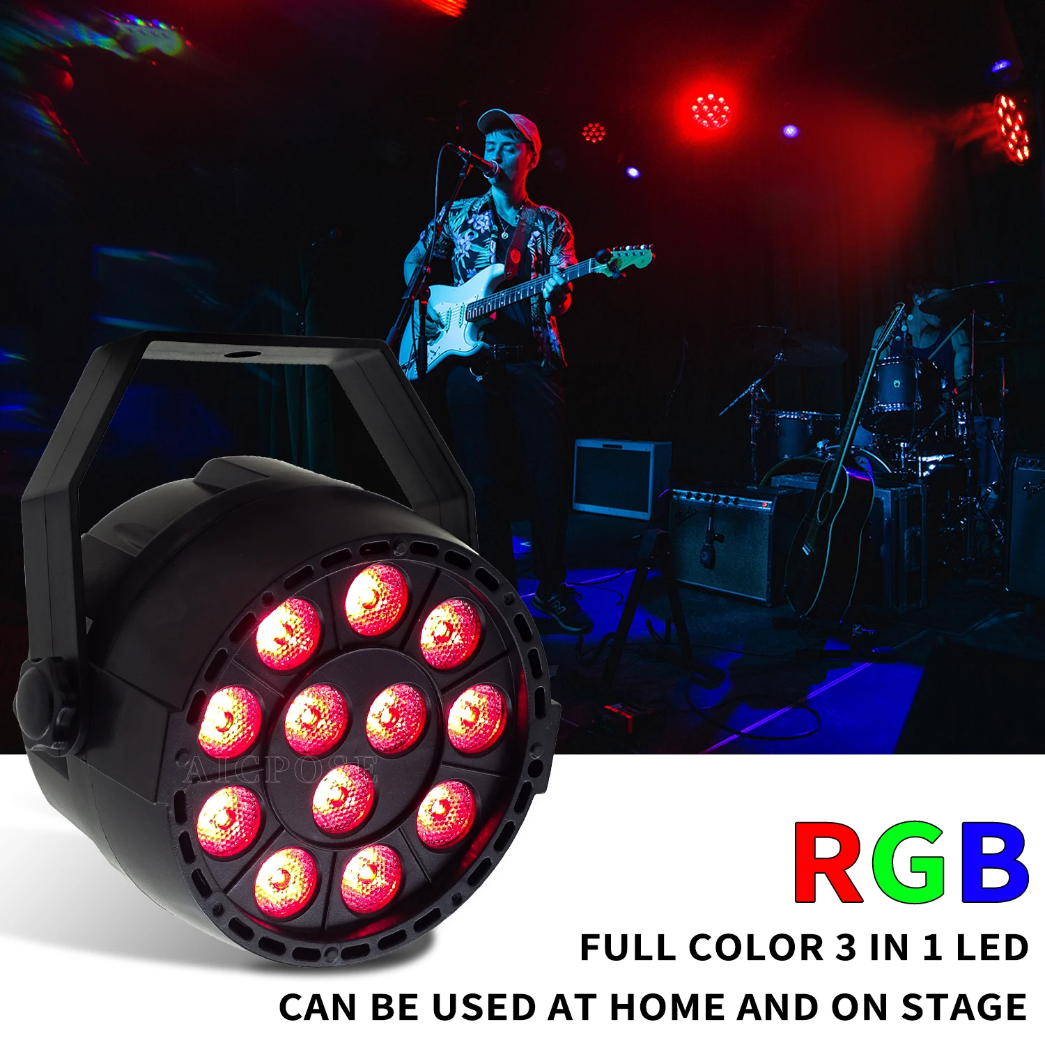 30 шт./лот 12x3 Вт RGB 3 в 1 светодиодный минисветильник Par RGBW четыре цвета