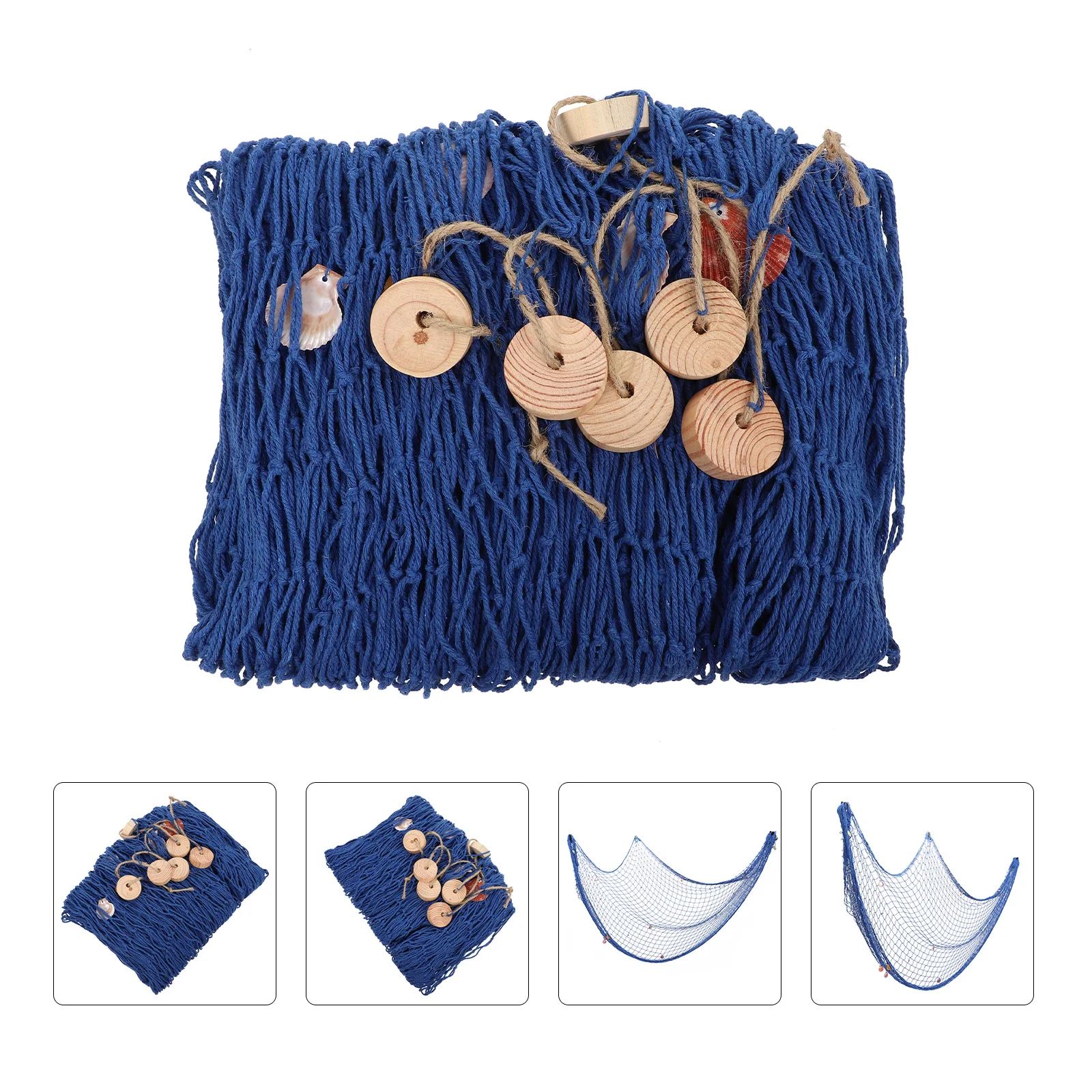 

Декоративная рыболовная сетка в средиземноморском стиле, настенное украшение