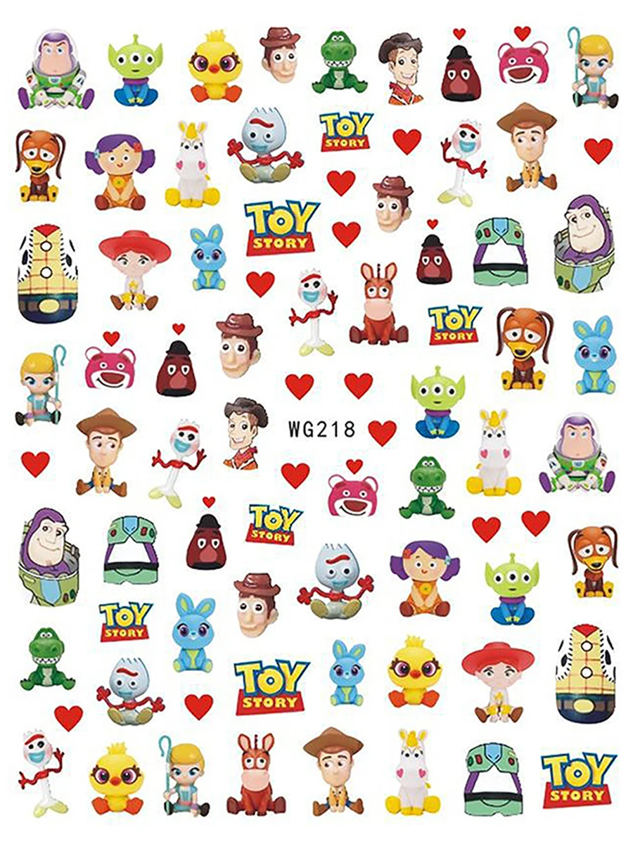 

Дисней аниме История игрушек стежка 3D наклейки для ногтей украшения для ногтей Даффи Винни-Пух клейкая наклейка принадлежности для дизайна...