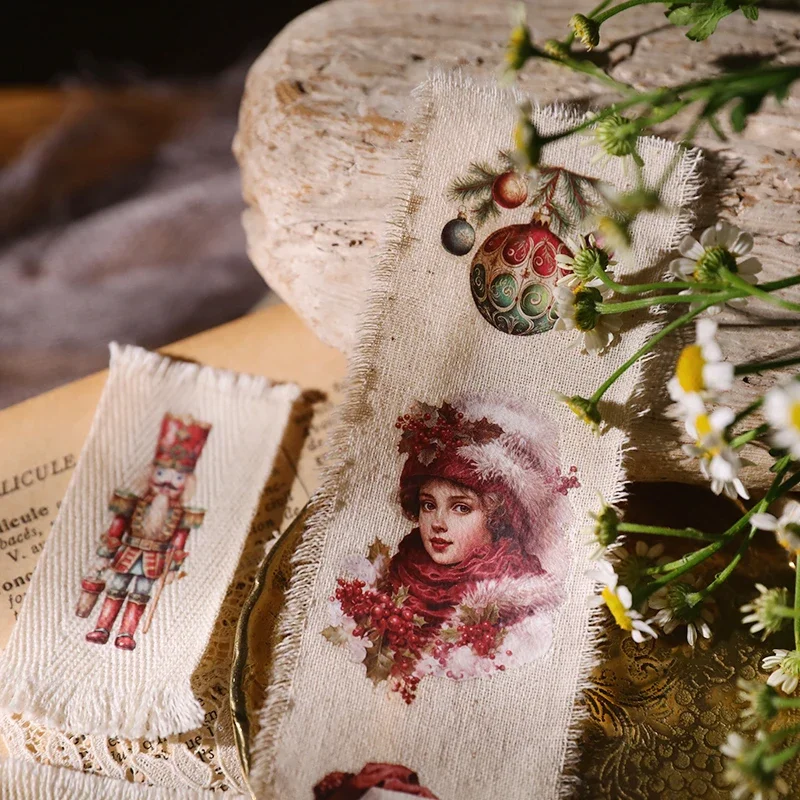 Винтажные рождественские наклейки