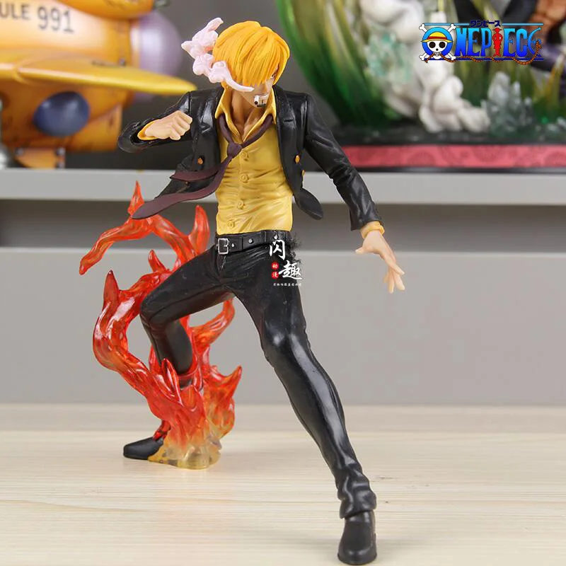 Фигурка 19 см One Piece Gk Аниме Битва Санджи ПВХ Орнамент Модель Украшение Статуя