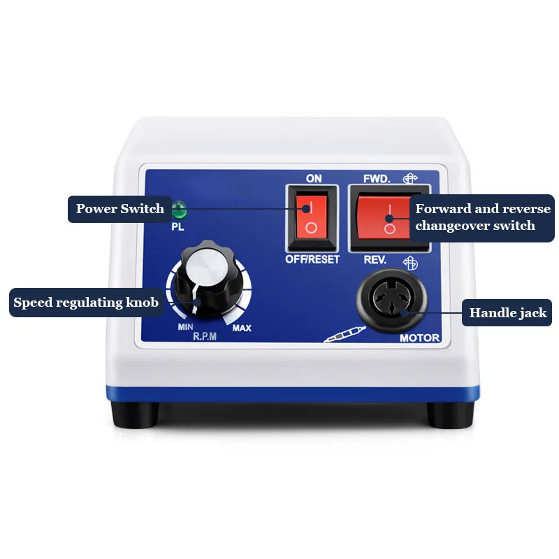 Фото Микромотор для полировки зубов Marathon N3, 35000 об/мин, с ручкой H37L1, для клиник и зуботехнических лабораторий, шлифовальный инструмент, маникюрный фрезер №2