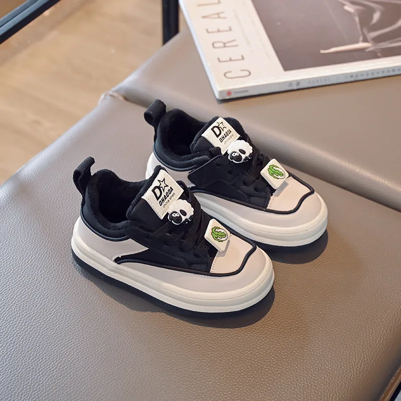 

Зима 2023, утепленные кроссовки для мальчиков, Симпатичные Мультяшные туфли для девочек, детские кроссовки