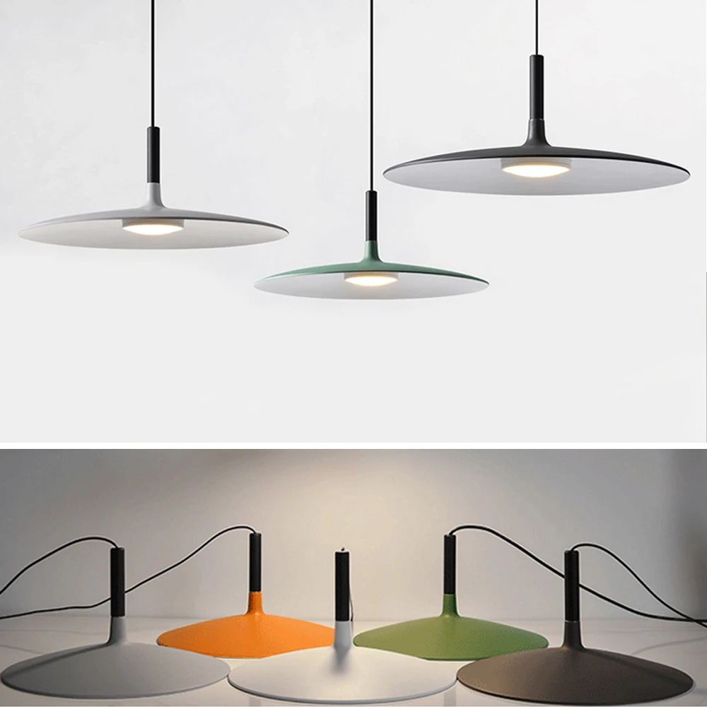 Nordic Pendant Lights Modern LED Minimalist Ceiling Lamps Hanging Light UFO Luxury Creative Personality Cafe Single Head Bar