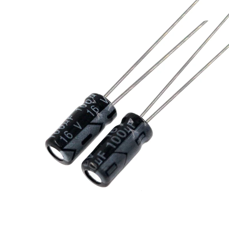 50шт 100мкФ 16В 100мкФ 16В 5*7мм Алюминиевый электролитический конденсатор Радиальный 100мкФ16В 100мкФ16В 16В100мкФ 16В100мкФ