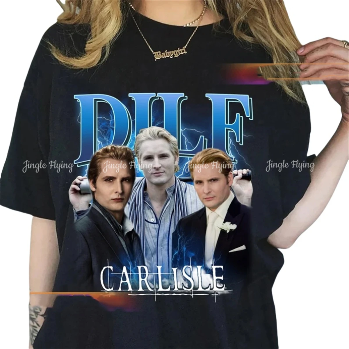 Винтажная рубашка Carlisle Cullen с принтом унисекс толстовка круглым вырезом