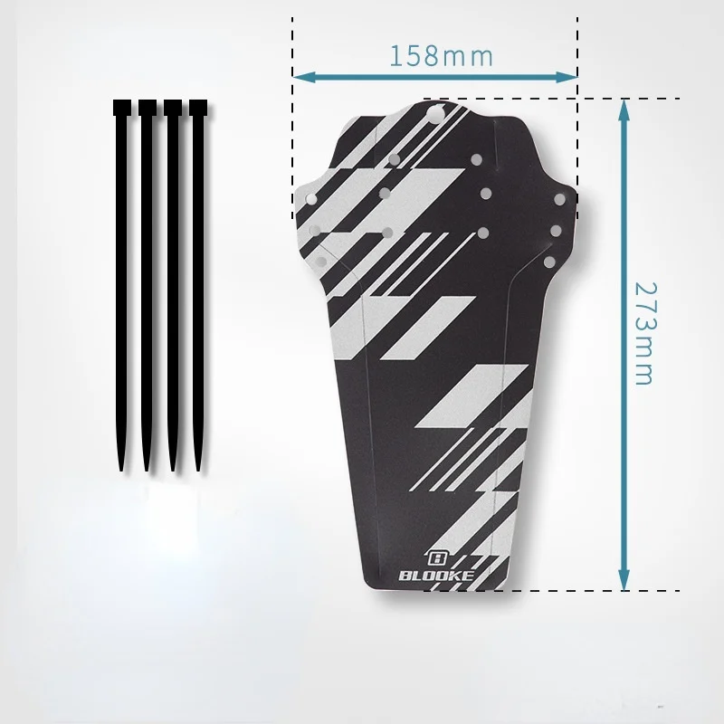 Велосипедные крылья из термостойкой смолы для переднего/заднего колеса, универсальные для грязезащиты MTB/шоссейного велосипеда, комплект из 1 или 2 штук.