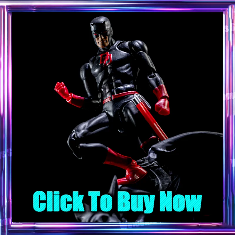 Фото В наличии: Фигурка Ct Toys Daredevil Black 999 Red Mafex 223, комикс-версия, аниме, экшн-фигурка, статуэтка, модель, подарок, детские игрушки №1