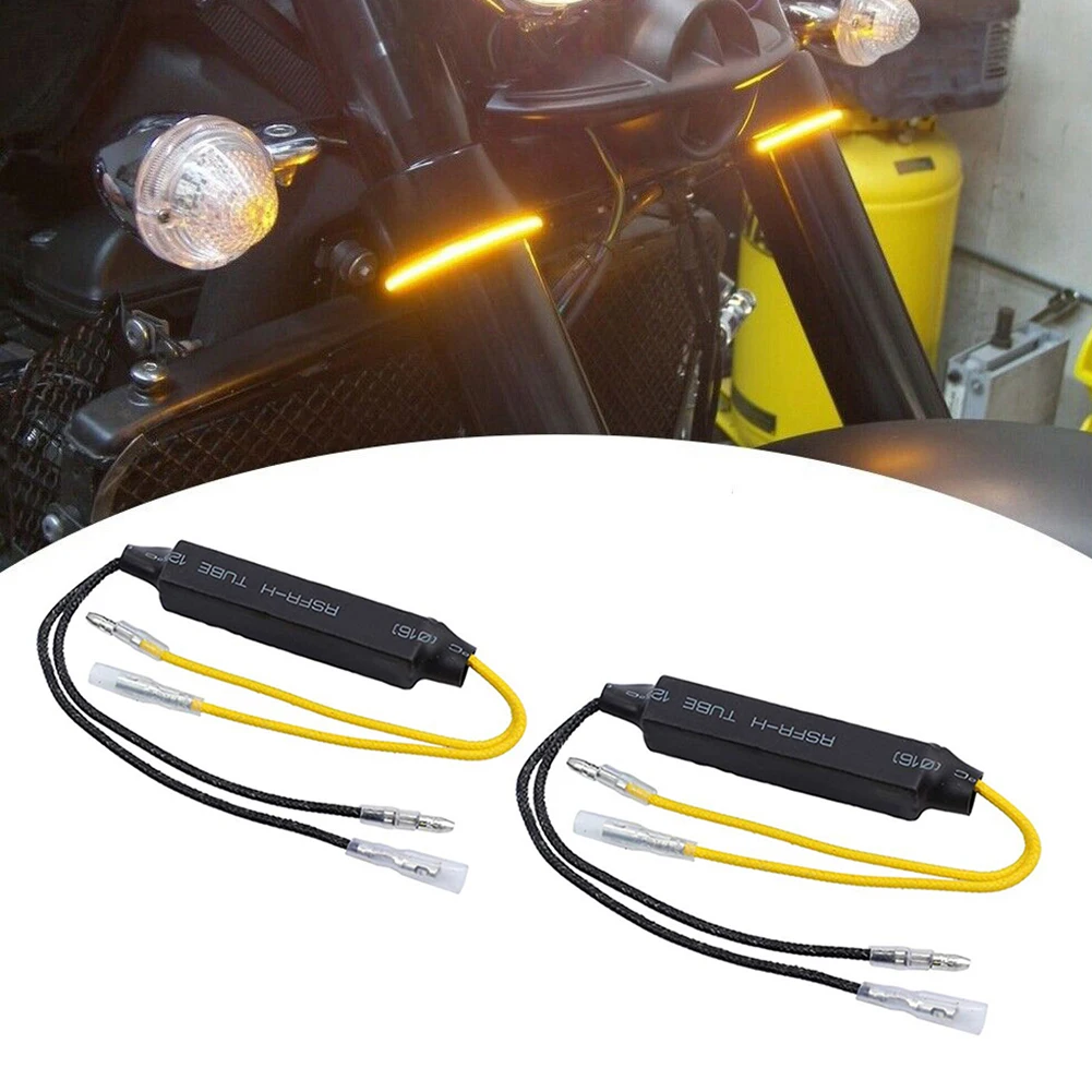 

2pcs Motorcycle Indicator Turn Signal Decoder 27W 26 Ohm LED Light Load Resistor Motorcycle Equipment