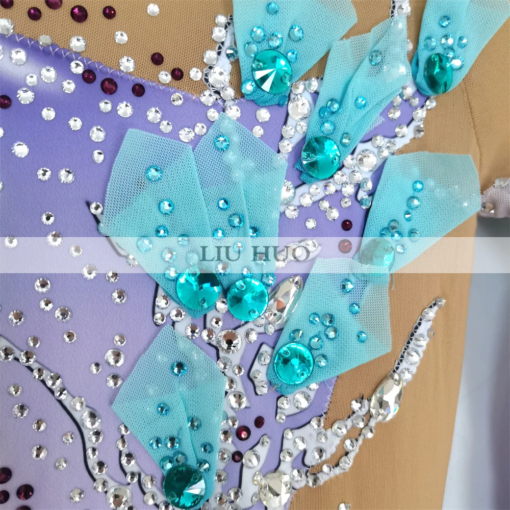 Трико LIUHUO для ритмической гимнастики индивидуальный костюм взрослых женщин и