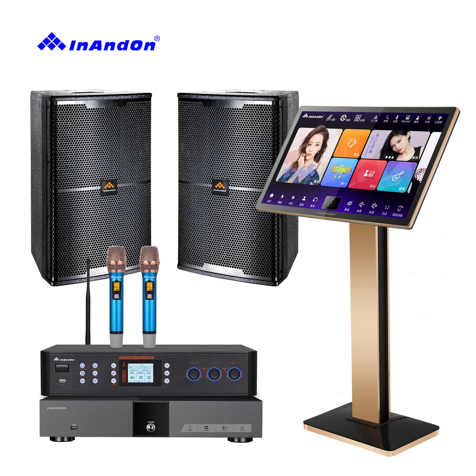 21 5 4T V5 MAX Полный набор караоке-системы Домашняя караоке-система KTV InAndOn