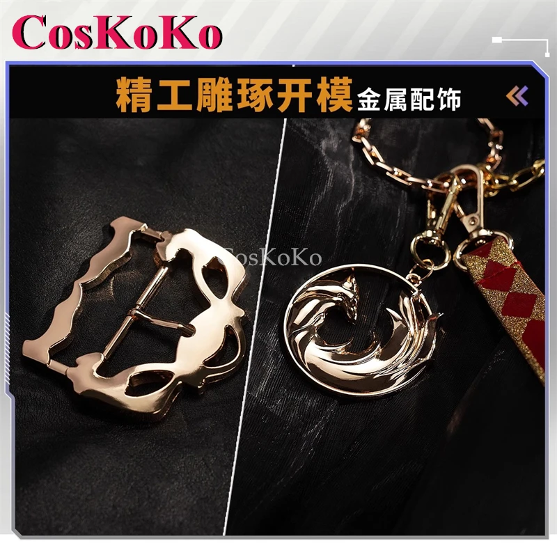 CosKoKo Vulpisfoglia Косплей Игра Arknights Костюм Великолепная Элегантная Боевая Униформа