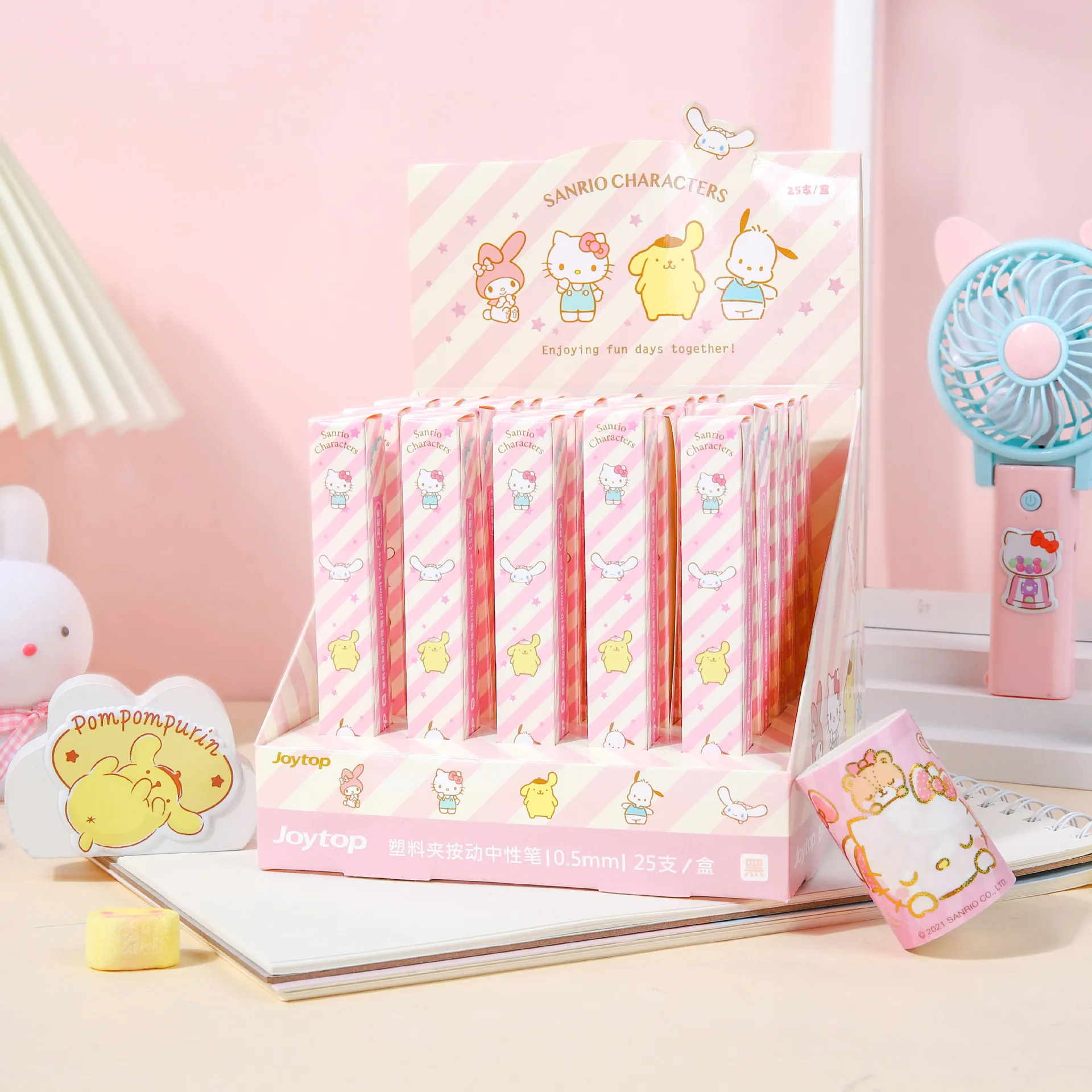 

25 шт./полная коробка кавайная Sanrioed аниме мультяшная серия HelloKitty конфеты серия милый мультфильм push нейтральная водная ручка
