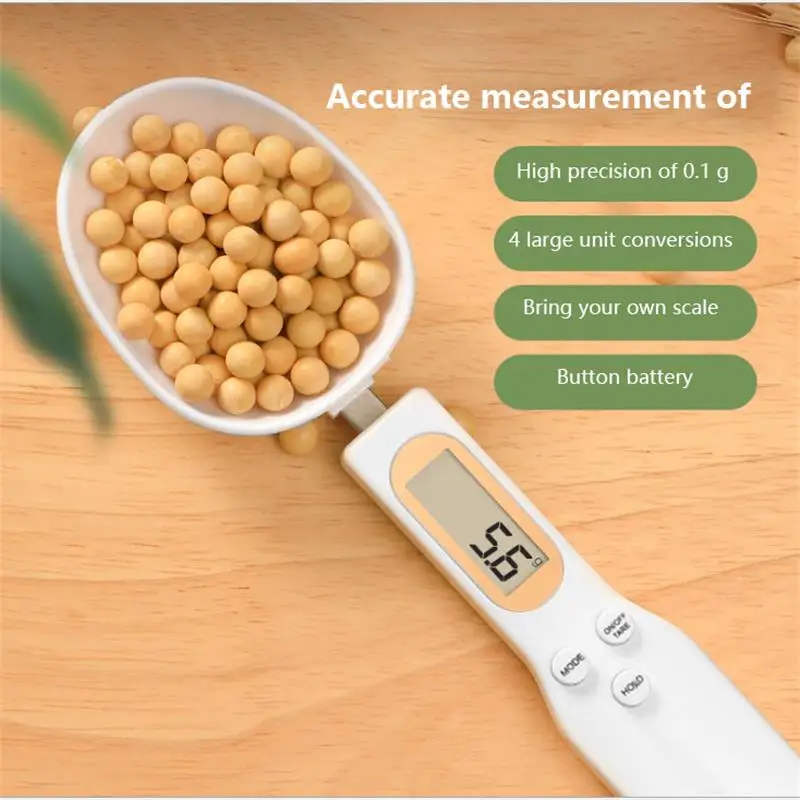 ملعقة قهوة مسحوق إلكترونية قياس رقمي إل سي دي منزلي مطبخ أدوات خبز مقياس إلكتروني أدوات مطبخ 1