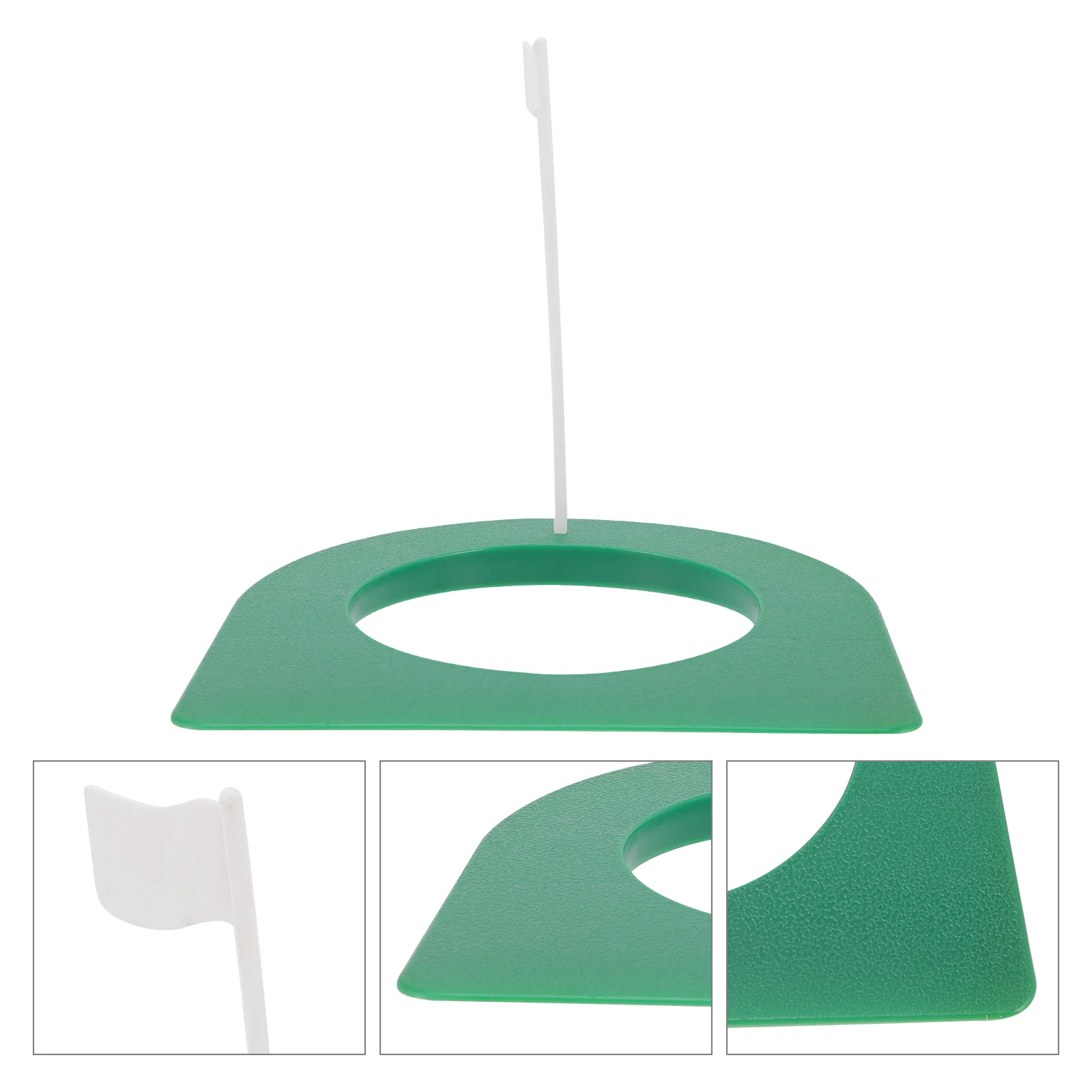 2-х комплектов клюшек для гольфа тренировочные пособия с зелеными отверстиями