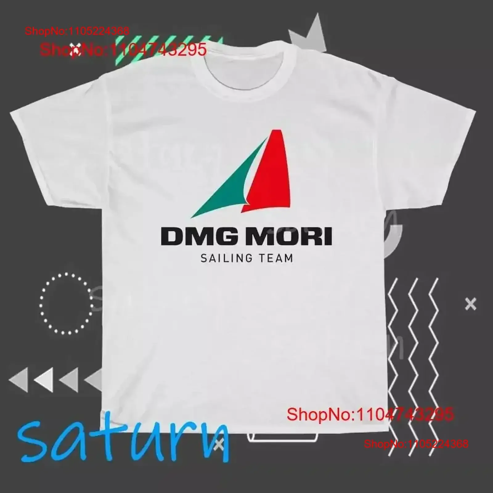 Фото Футболка с логотипом DMG Mori Seiki, забавная, размеры от S до 5XL, винтажная, повседневная, дышащая, растянутая, с графическим рисунком, модная, винтажная №1