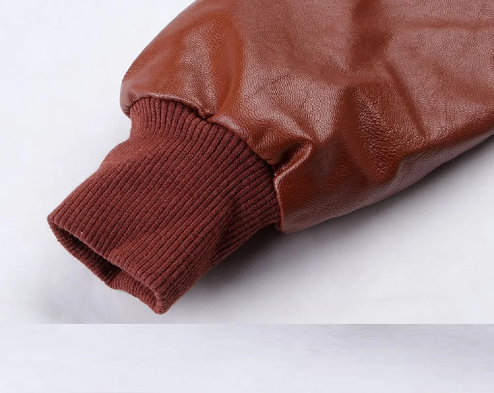 Брендовая модная кожаная куртка для маленьких девочек и мальчиков детское