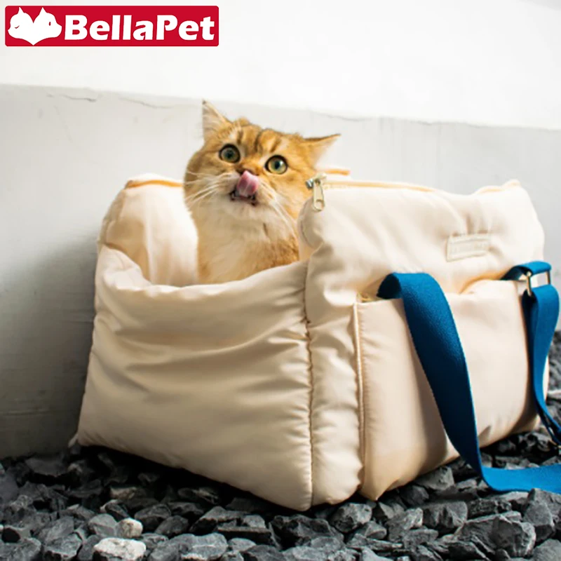 

New 2022 Multifunction Cat Carrier Bag House Handbag for Cat Small Dog Cotton Plush Outdoor Travel Shoulder Cat Bag Accessories
