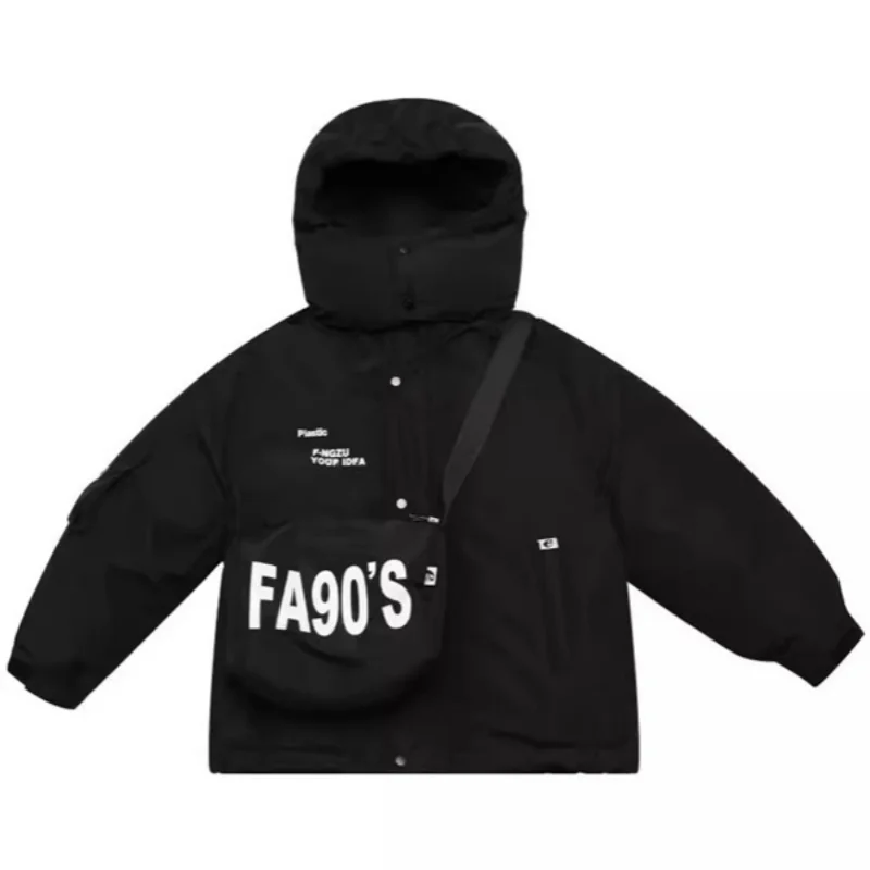 Пуховик для мальчиков из хлопка ветрозащитная верхняя одежда отправка мешков