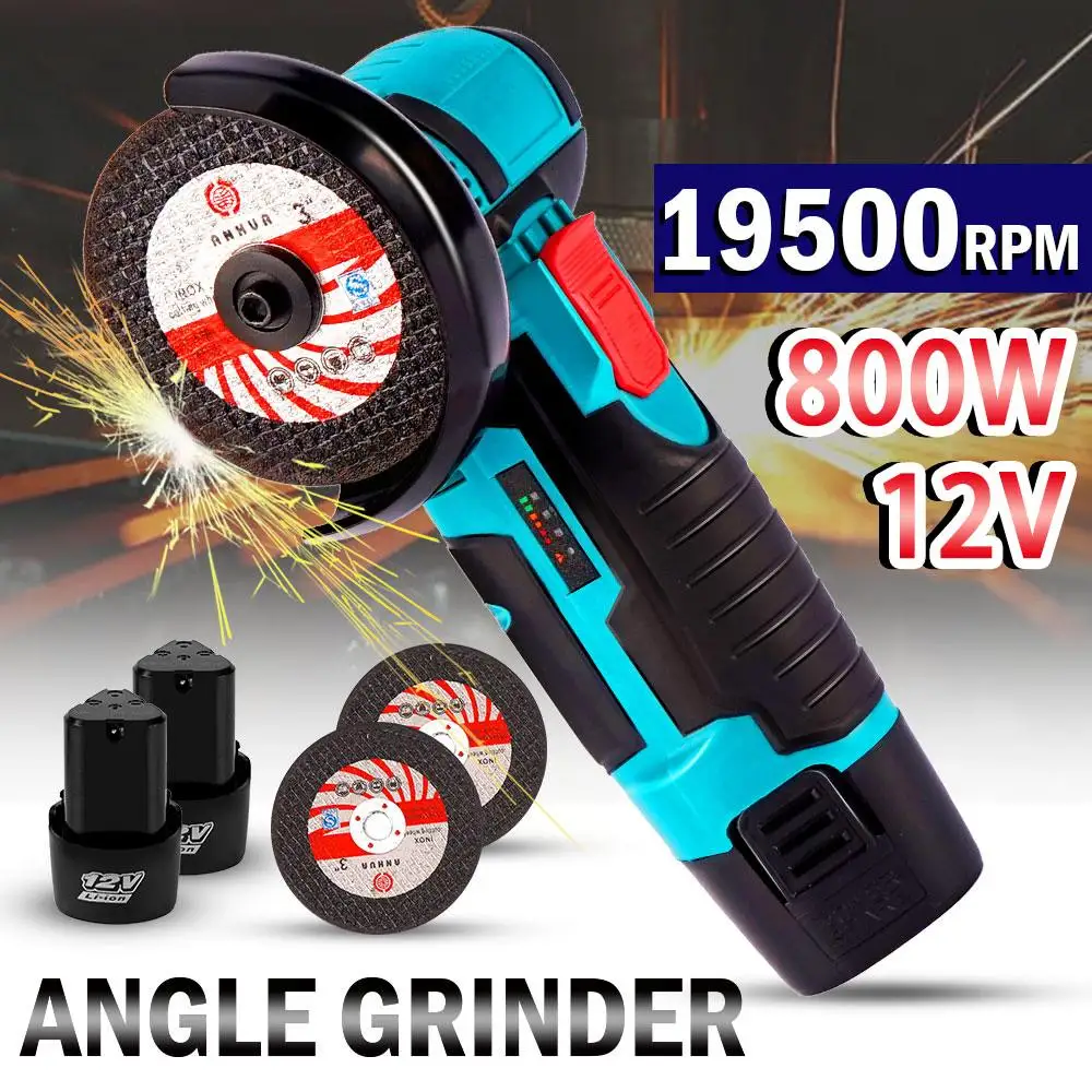 

Литиевая электрическая угловая шлифовальная машина, 800 Вт, миниатюрная бесщеточная угловая шлифовальная машина, электроинструмент для алмазной резки, миниатюрная шлифовальная машина