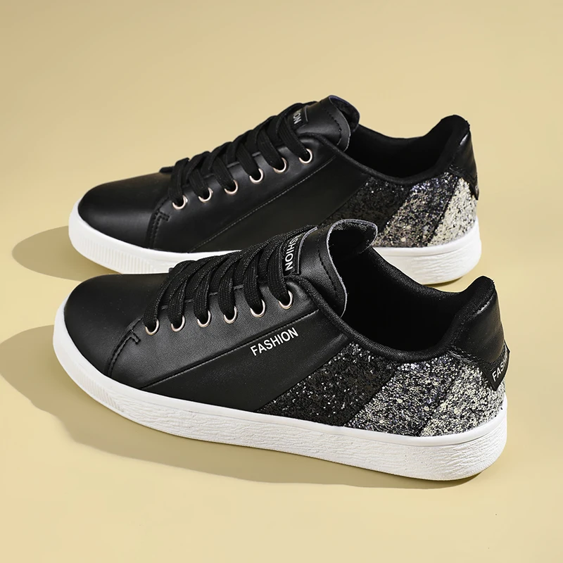 Brand Leather Women Sneakers Fashion Women's White Shoes Non Slip Casual Sports Shoes Women Outdoor Running Shoes Zapatos Mujer