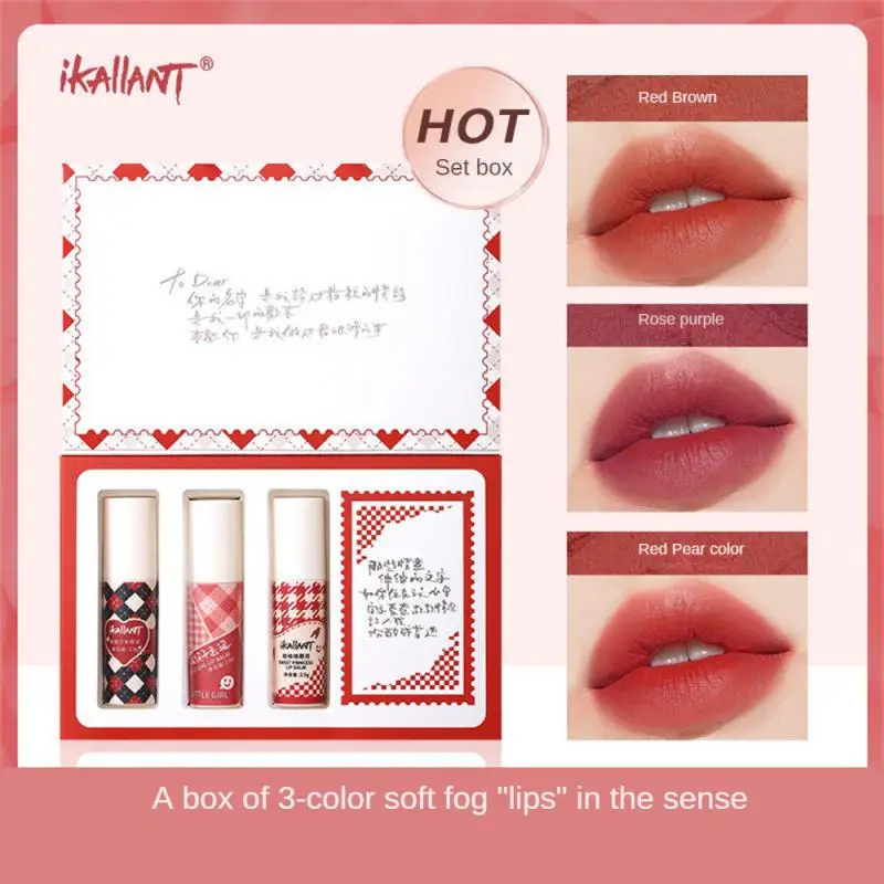 

Lip Makeup Matte Velvet Liquid Not Easy To Fade Lasting Naturally Colored Waterproof Lip Makeup Mirror Lipstick Lightweight