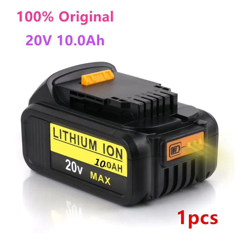 

3PCS New 100% Original 10000mAh 20V for Dewalt Power Tool Battery DCB206 20V 10.0Ah Battery DCB206 20V Battery DCB205 DCB204-2