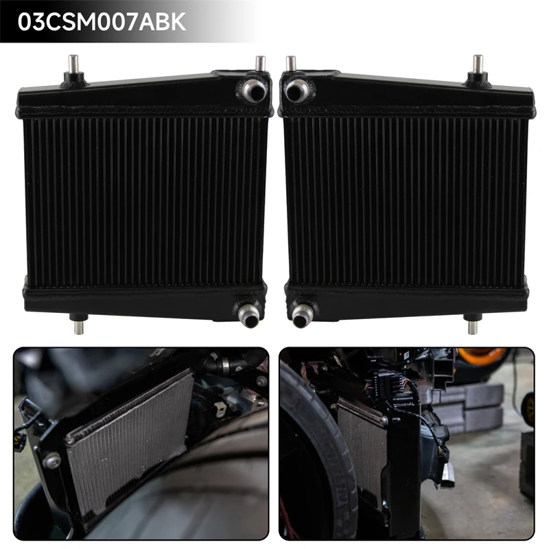 

Performance Aluminum Auxiliary Radiators Fit for Toyota Supra GR A90/A91 3L Turbo B58 2020-2022 for BMW Z4 M40i/M340i 2019-2022