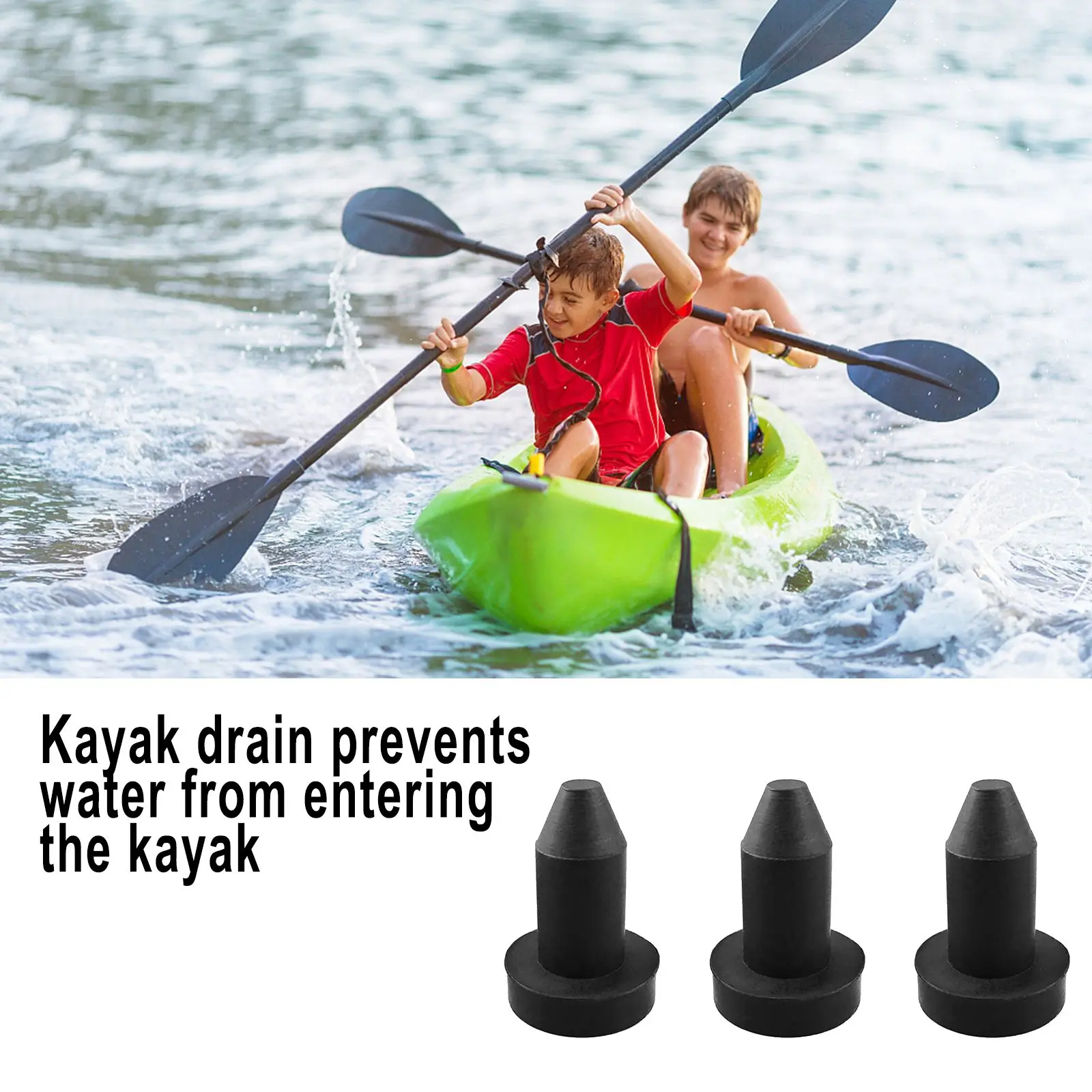 

10pcs/20pcs Kayak Drain Plug Silicone Scupper Plugs Drain Holes Stopper Bung For Boats Kayak Replace Conveniently Water Sports