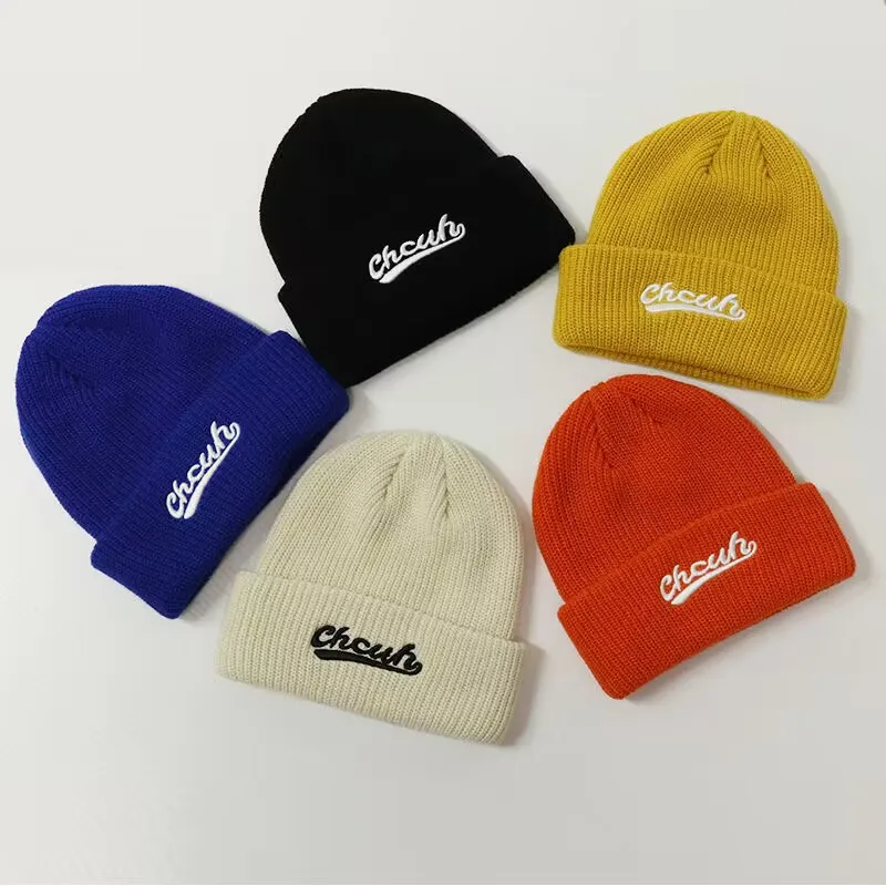 

Baby hat Autumn and winter children's warm hat scarf gloves three-piece boys and girls knitted ear protection woolen hat new