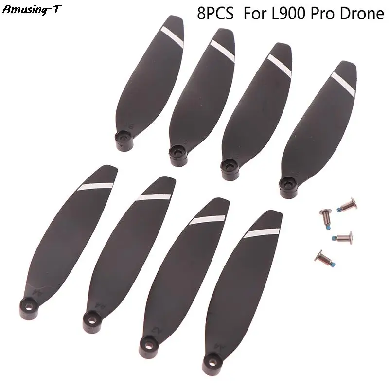 

8pcs For L900 Pro Drone Accessories Propeller Blades Maple Leaf L900pro Quadcopter Fan Accessories Drones Parts