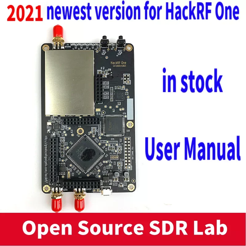 

New HackRF One 1MHz to 6GHz Software Defined Radio Platform Demo Board Kit
