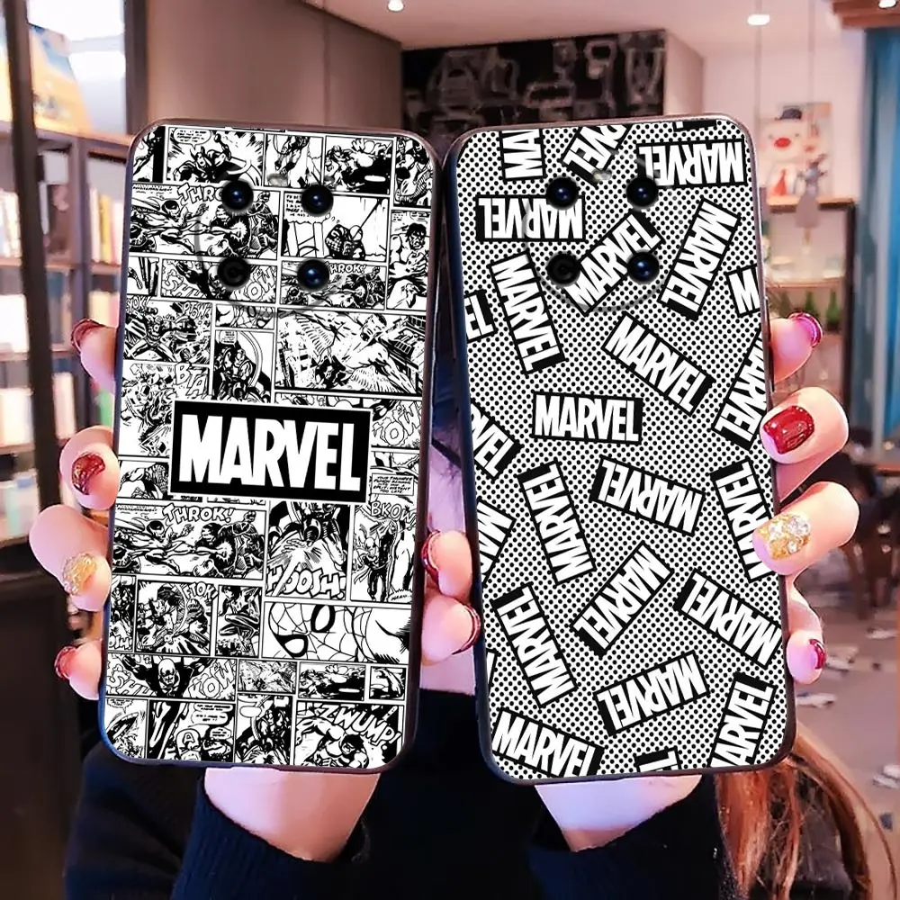 

The Avengers Marvel Logo Phone Case For Huawei P10 P20 P30 P Smart Z P40 Funda P50 P50E Lite E 5G Coque 2018 2019 Plus Case Para