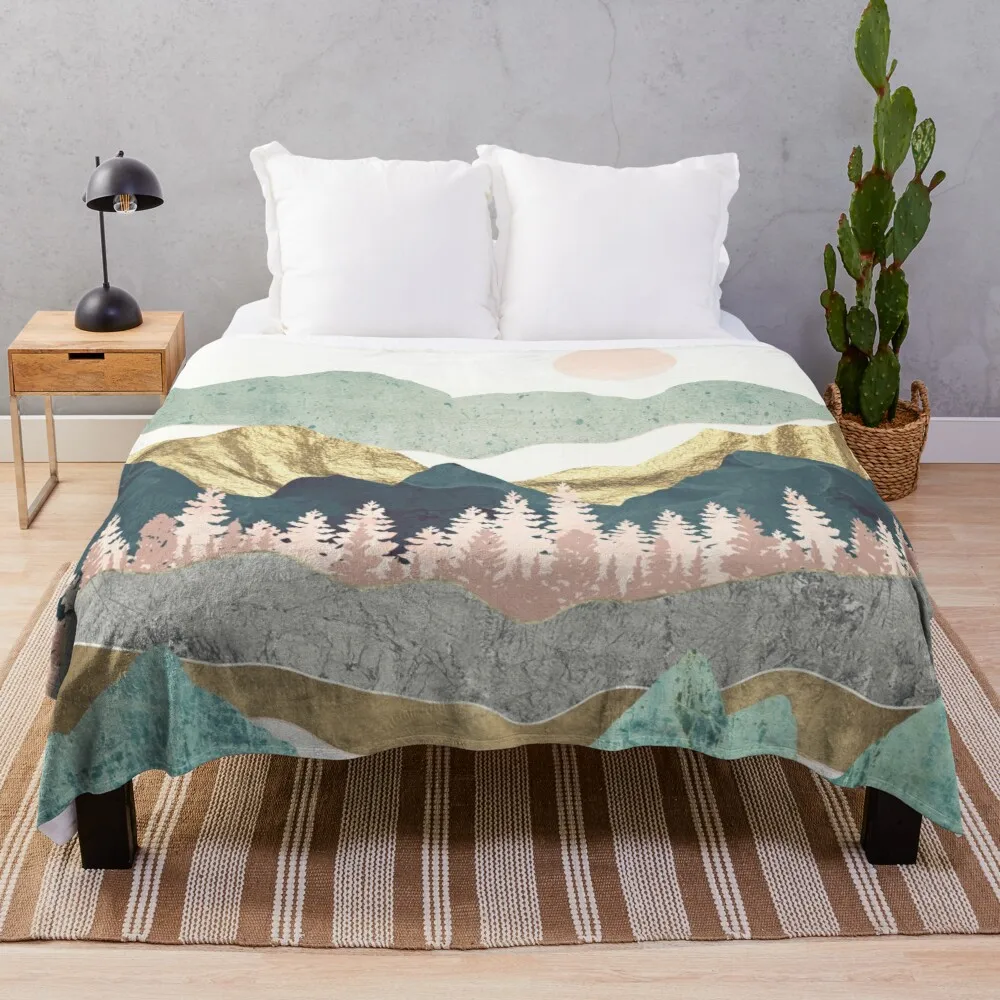 

Summer Vista Throw Blanket fluffy soft blankets hairy blanket moving blanket throw and blanket from fluff