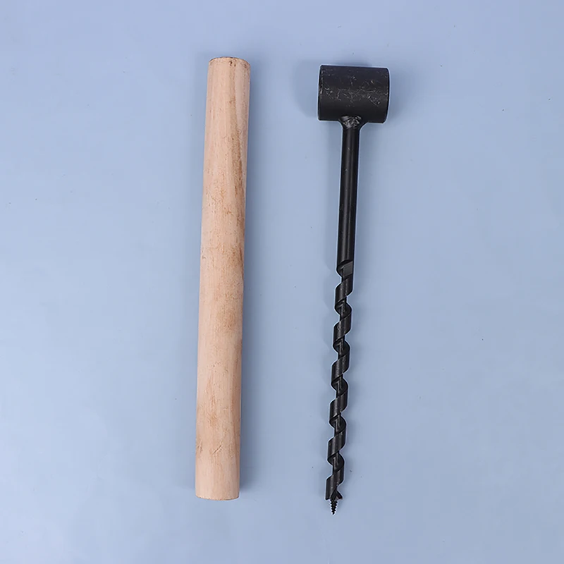 Ручная дрель для выживания на открытом воздухе ручная шнековая из углеродистой