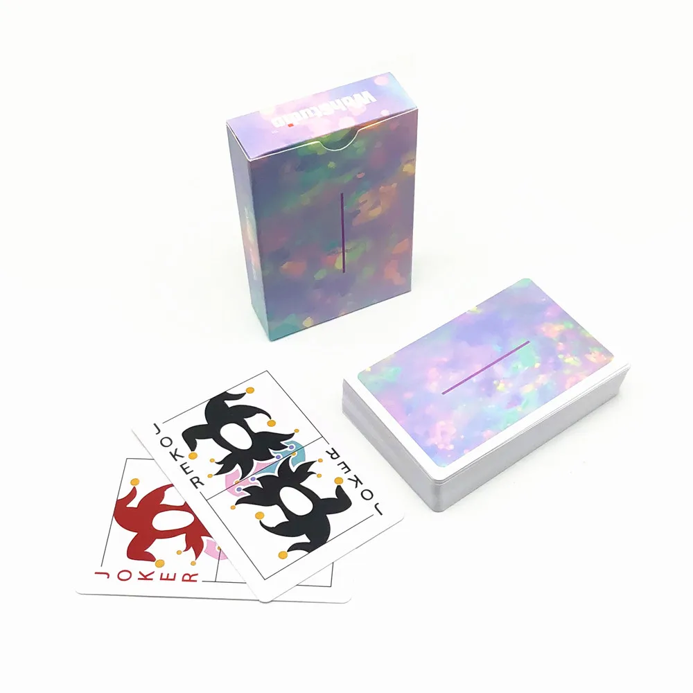 Новые 1 колода крутые покерные карты бумажные игральные семейная партия игра